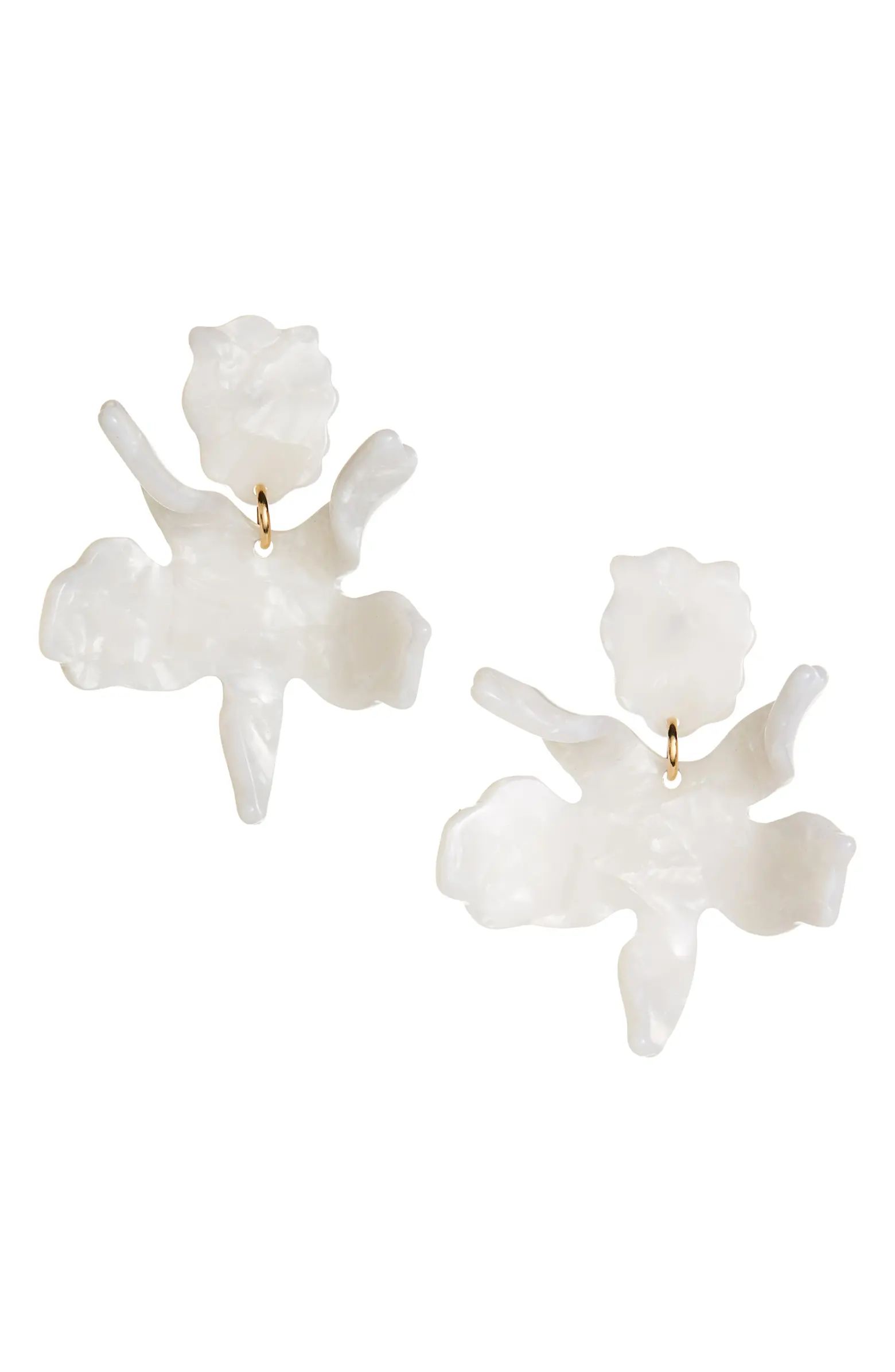 Small Paper Lily Drop Earrings | Nordstrom