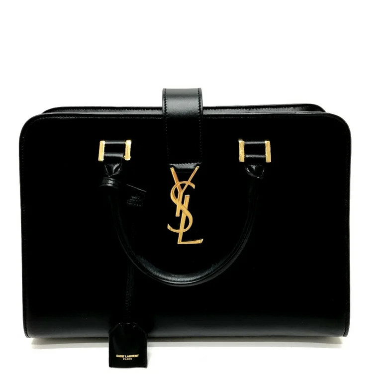 Pre-Owned Saint Laurent Paris YSL Tote Bag Shoulder Bag Black GoldHardware (Good) | Walmart (US)