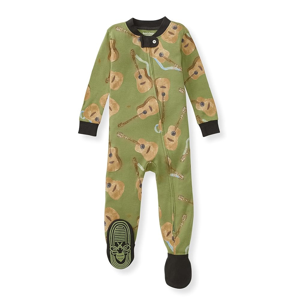 Burt's Bees Baby baby-boys Sleeper Pjs, 100% Organic Cotton, One-piece Footie, Zip Up Jumpsuit, S... | Amazon (US)