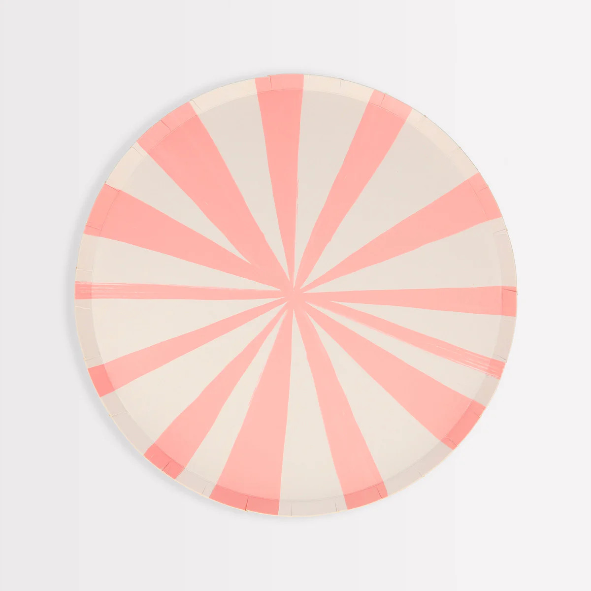 Pink Stripe Side Plates (x 8) | Meri Meri
