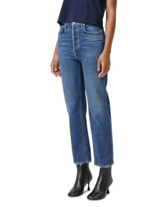 AGOLDE 90s Pinch Waist High Rise Ankle Straight Jeans in Solace  | Bloomingdale's AGOLDE Women's | Bloomingdale's (US)