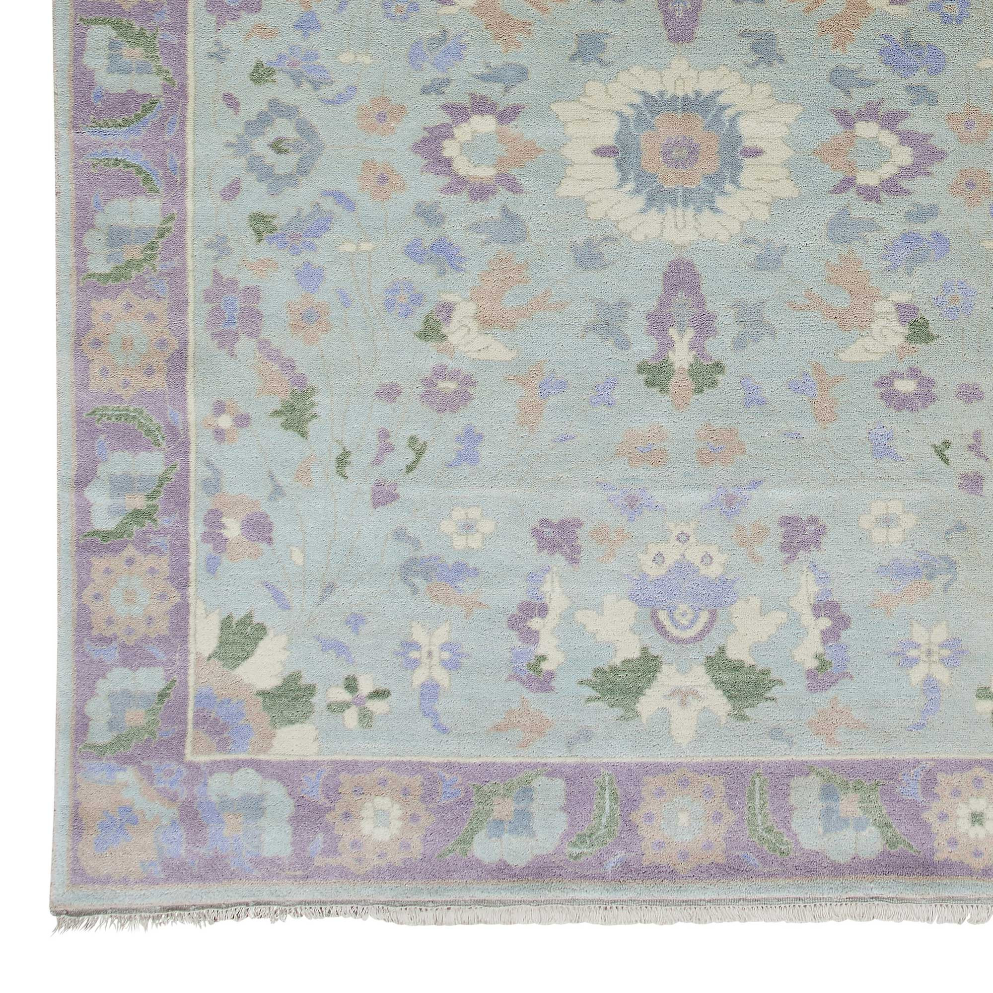 Olivia Rug in Blue Pearl | Floral Area Rug | Caitlin Wilson | Caitlin Wilson Design