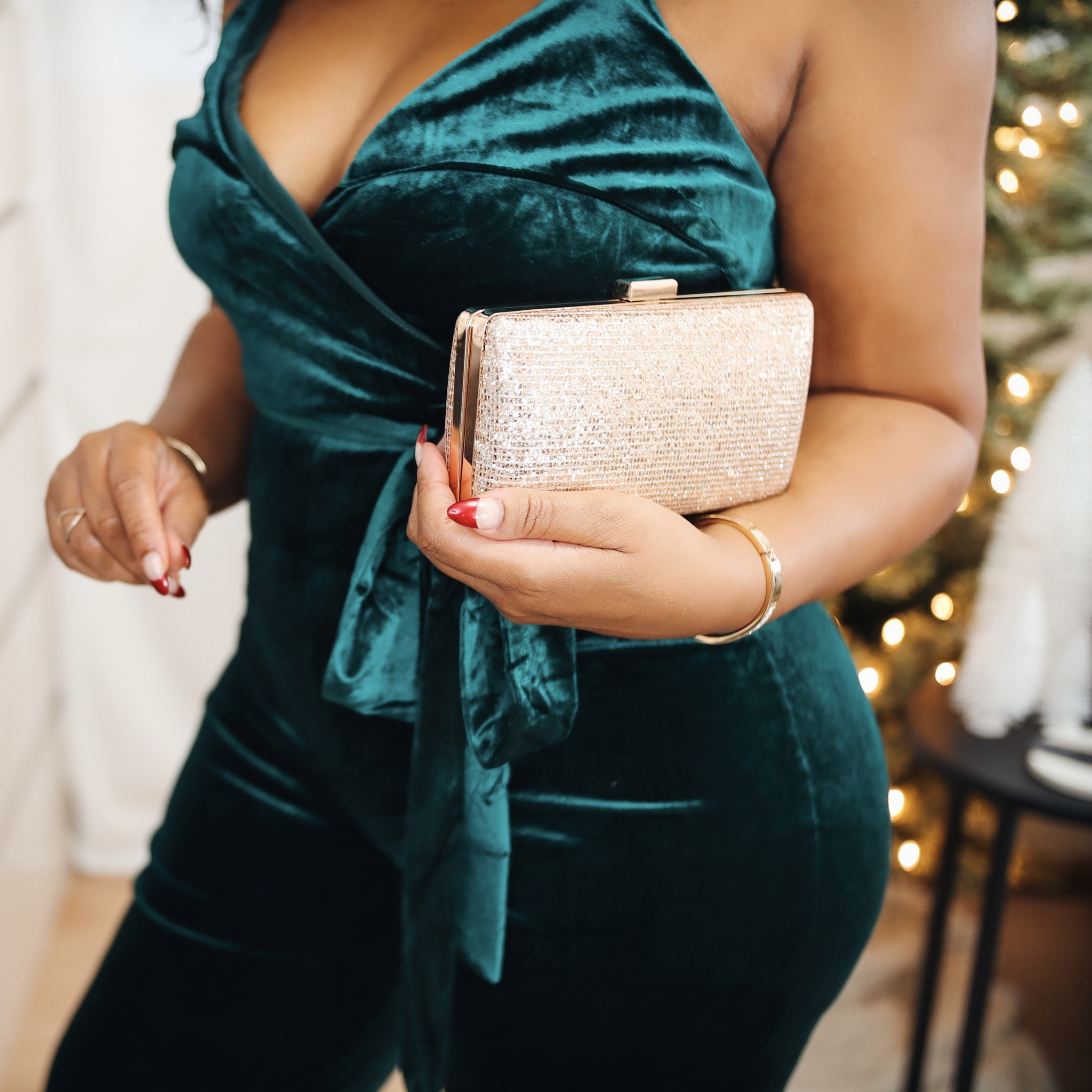 The Holiday Events are in Full Effect and I just came across my Velvet Jumpsuit in my closet from last year. This is going to look great when I wear it this weekend. - Size: M

#LTKstyletip #LTKSeasonal #LTKHoliday