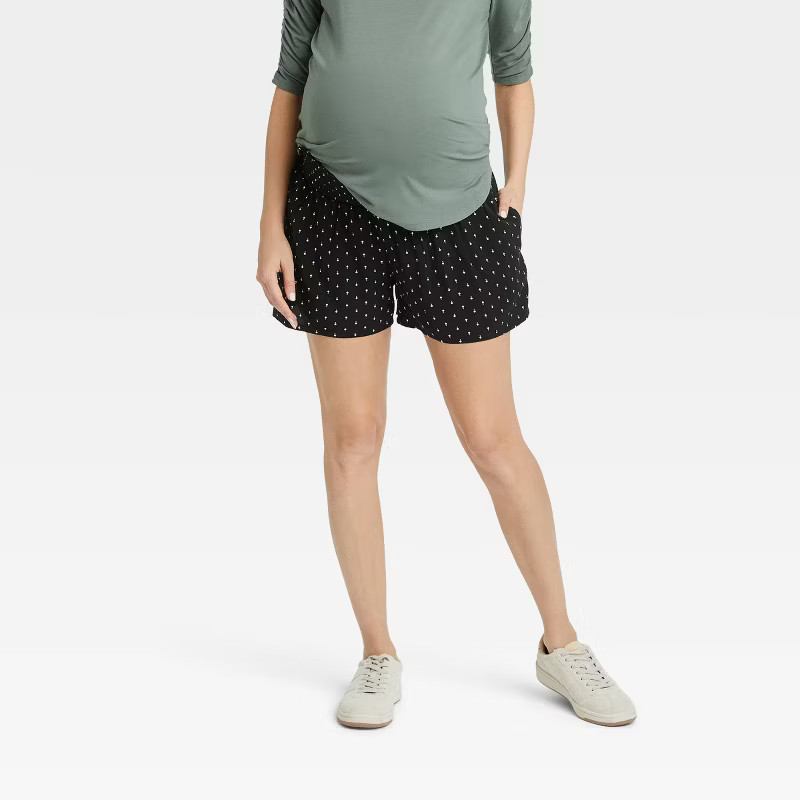 The Nines by HATCH™ Smocked Waistband Modal Maternity Shorts | Target