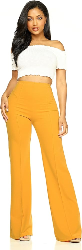 Cemi Ceri Women's High Waist Dress Pants | Amazon (US)