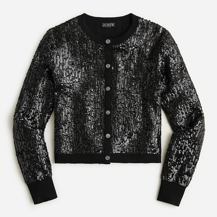 Sequin Jackie cardigan sweater | J. Crew US