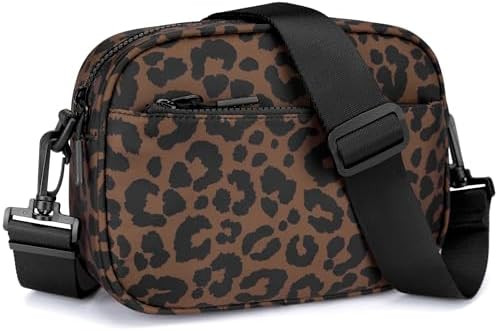 Small Checkered Crossbody Bag for Women Cute Purses Trendy Shoulder Handbags Wide Strap | Amazon (US)