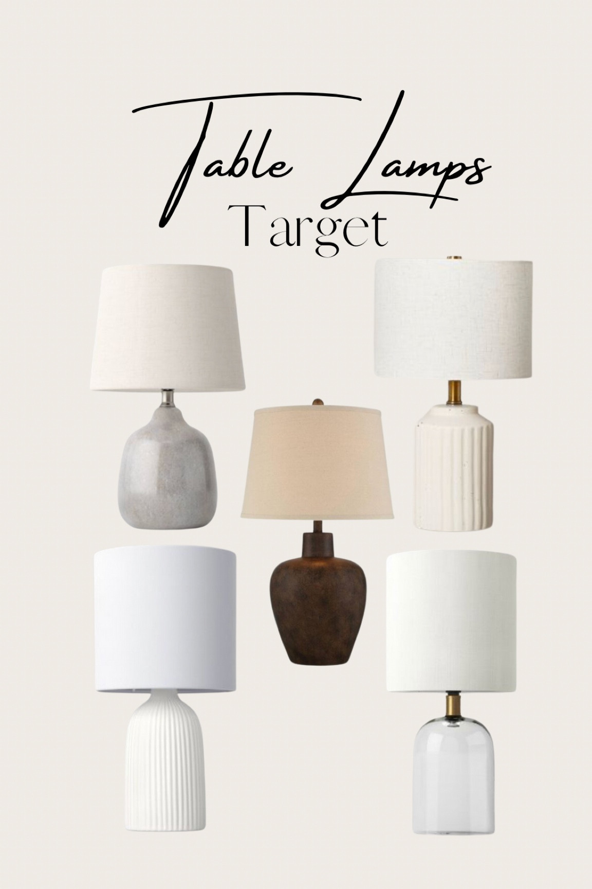 Lamps, neutral lamps, entryway decor, bedroom decor, bedroom lamps, lamp shades, standing lamps, table lamps, concrete lamps, antique lamps, target decor, target home, home decor, pottery barn, crate and barrel, cb2, west elm, Amazon, wayfair 

#LTKstyletip #LTKunder100 #LTKhome