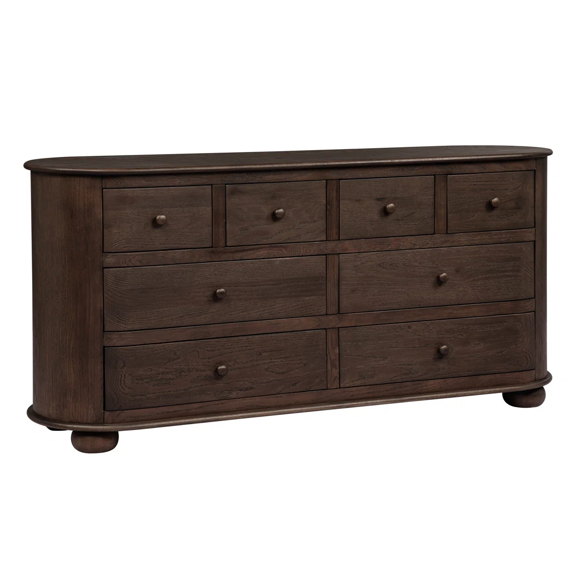 17 Stories Reina 8 - Drawer Dresser In Appalachian Brown | Wayfair | Wayfair North America