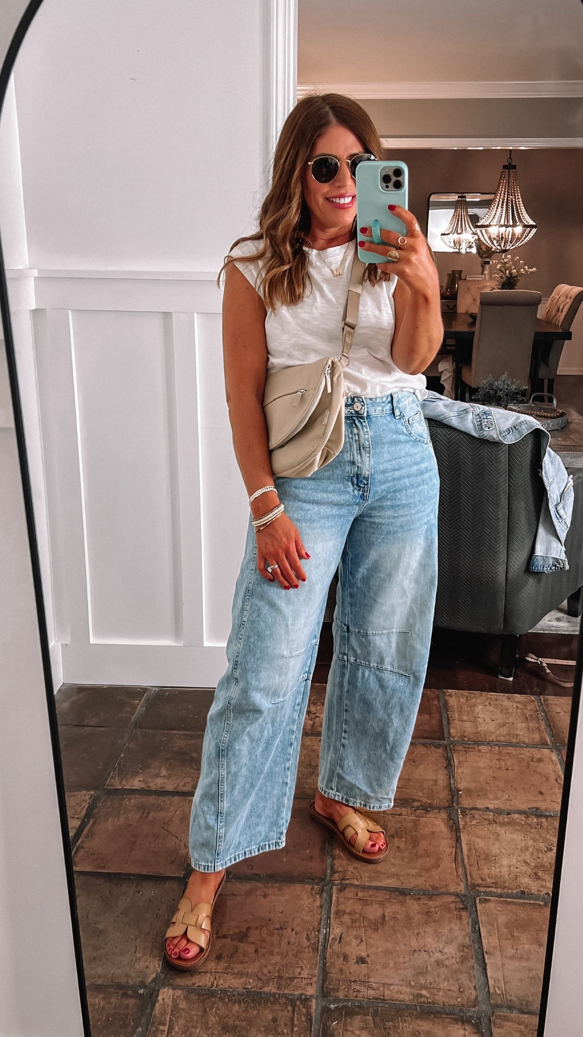 Some of my favorite barrel jeans are on sale 🫶🏻 they come in several washes

I'm in a size 8 jean, basic white boyfriend tee in a medium (I linked several of my favorites), cute spring sandals and the perfect crossbody bag 


#LTKMidsize #LTKSaleAlert #LTKSpringSale