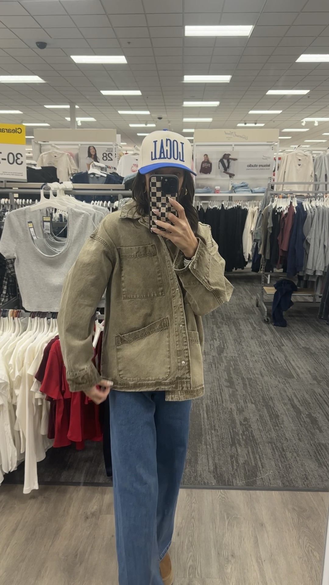 Upgrade your wardrobe with this stylish brown denim jacket! Perfect for layering in every season, this versatile piece pairs effortlessly with dresses, jeans, or skirts for a casual yet chic look. The warm brown tone adds a modern twist to a classic wardrobe staple. Shop my LTK storefront for outfit inspiration and find your new favorite jacket today! #targetfinds #targetstyle #momoutfitinspo #denimjacket #coloreddenim

#LTKStyleTip #LTKWatchNow #LTKOver40