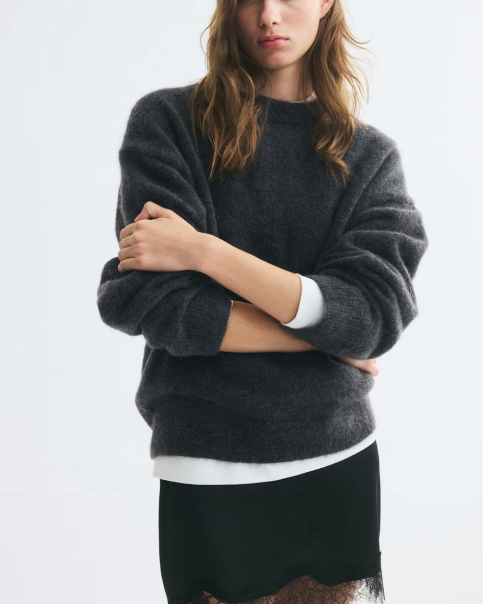Charcoal gray sweater

#LTKSeasonal