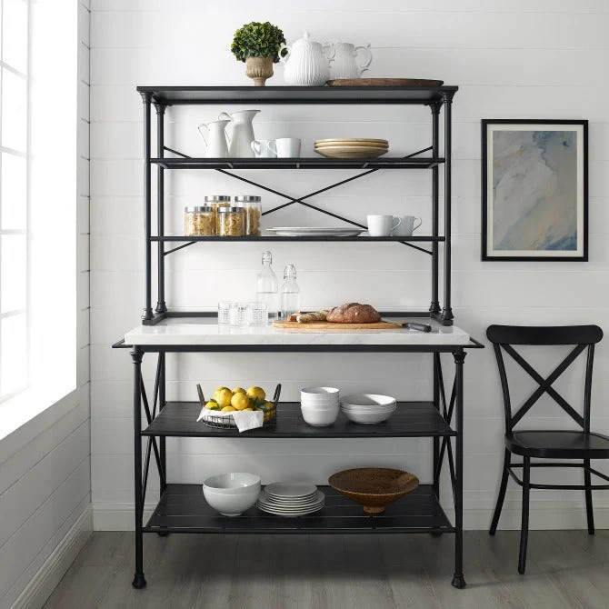 Crosley Madeleine Kitchen Island And Hutch | Shop Simon