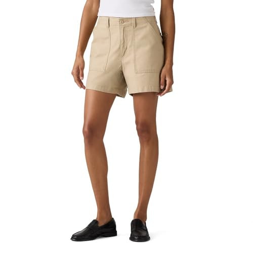 Levi's Women's Cinch Utility Short, (New) White Pepper (Non-Stretch), 31 | Amazon (US)
