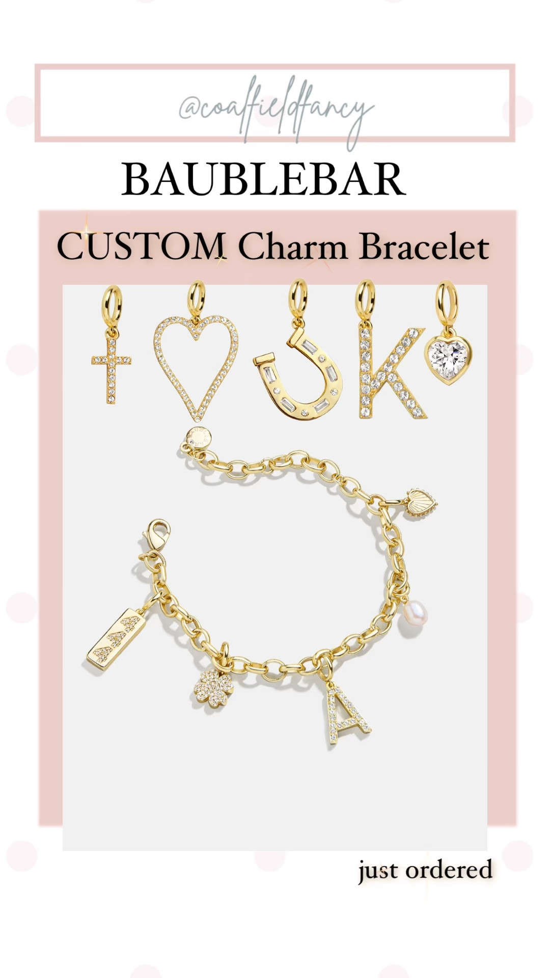 Custom charm Bracelet 