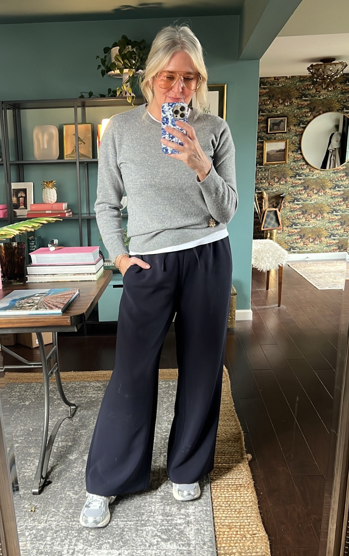 Favorite pants #ootd
Pants medium regular 
Sweater Medium

Aritzia pants, sneakers, Quince cashmere 

#LTKOver40 #LTKgrwm #LTKootd