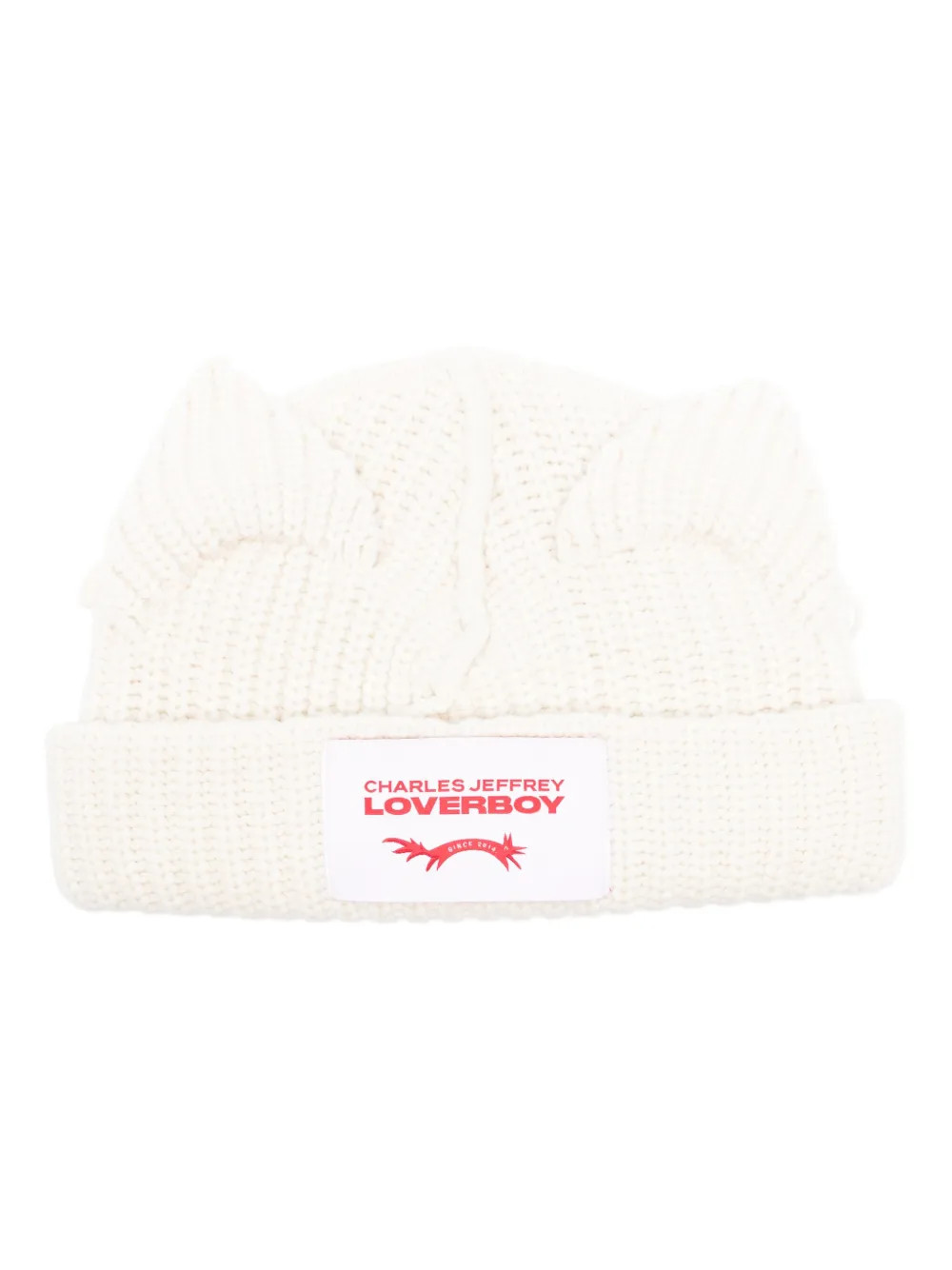 Charles Jeffrey Loverboy Chunky Ears Beanie | Neutrals | FARFETCH | Farfetch Global