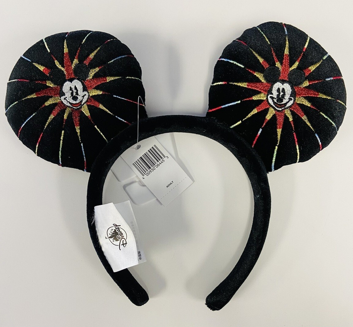 Disney California Adventure DCA Mickey Fun Wheel Ears Headband 20th Anniversary | eBay US