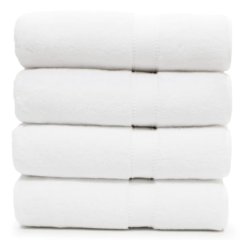 Sinemis Terrycloth Bath Towels (Set of 4) | Wayfair North America