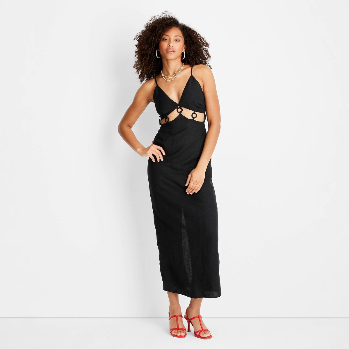 Women's Sleeveless Ring Detail Maxi Dress - Future Collective™ with Jenee Naylor | Target
