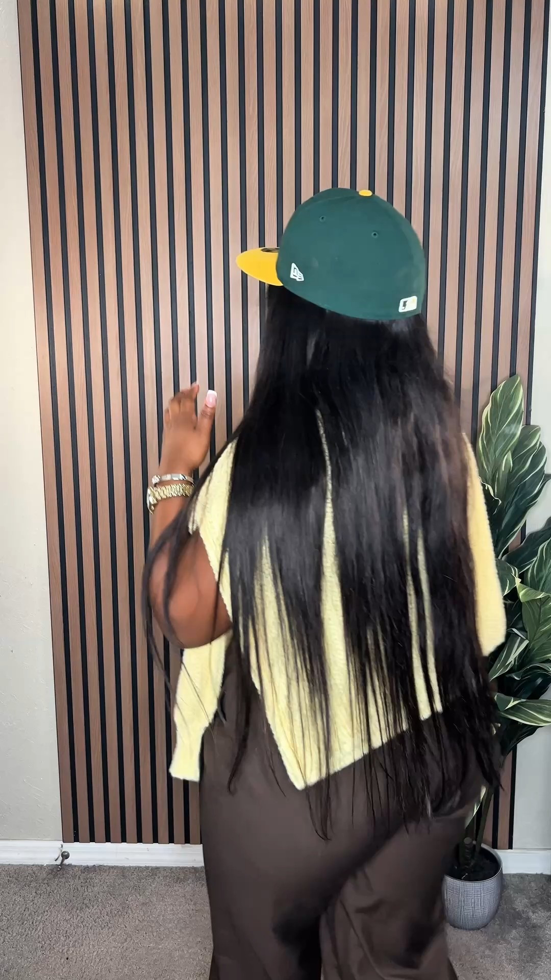 Butter yellow sweater outfit inspo 