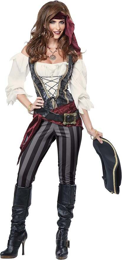 Adult Women's Brazen Buccaneer Costume | Amazon (US)
