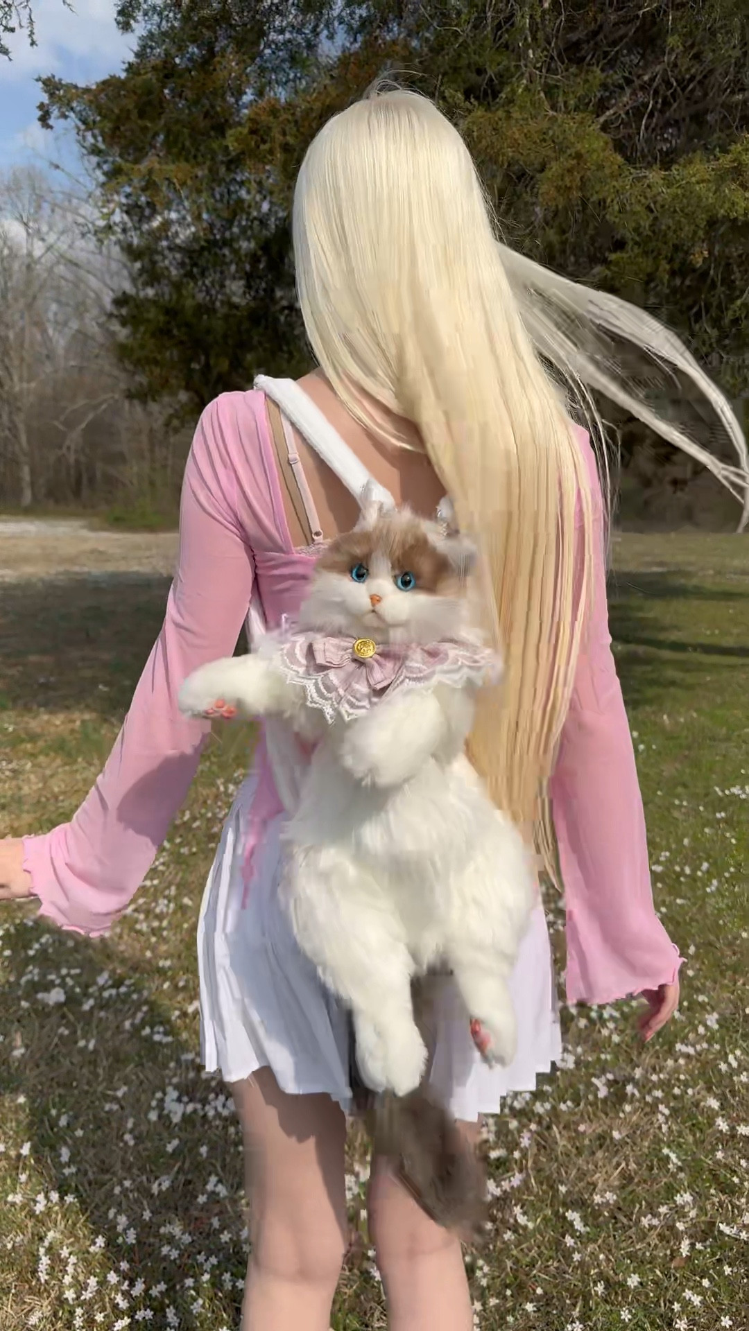 Sharing a video of one of my favorite fits with you! Wearing a pink mesh top in size XS with a pink lace cami underneath in size XS. Along with a white ruffle skirt size Small, white boots and ruffle socks. As well as the cutest cat purse! All products are linked below! 💕

#LTKVideo #LTKfindsunder100 #LTKsalealert
