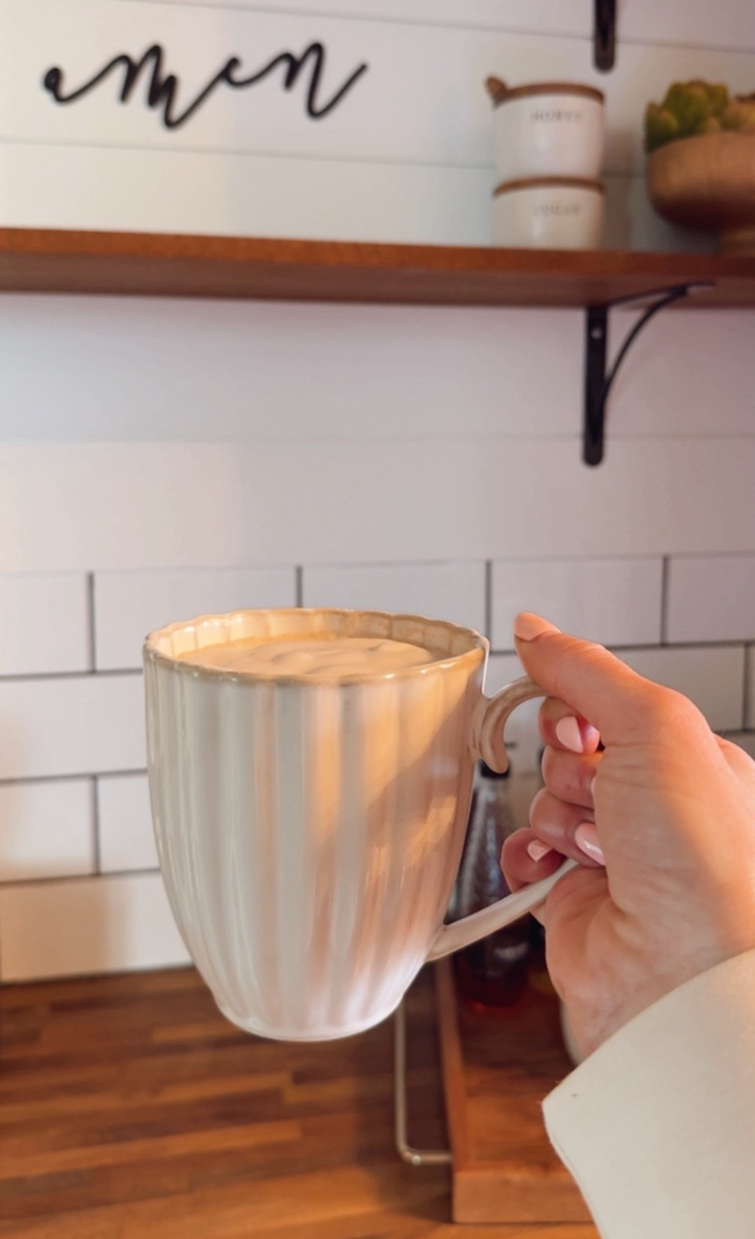 These @sweetwaterdecor mugs are huge and timeless✨

+ they’re microwave and dishwasher safe!

#LTKfoodie #LTKdayinmylife #LTKmorningroutine
