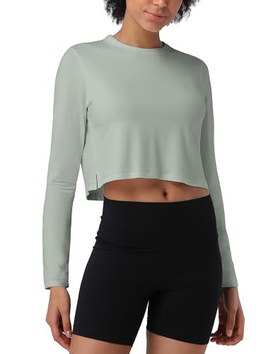 Pioneer Camp Bamboo Viscose Long Sleeve Shirts for Women Crop Tops Workout Loose Athletic Gym Yog... | Amazon (US)