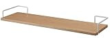 YAMAZAKI home Tower Wall-Mounted Wood Shelf White, | Amazon (US)