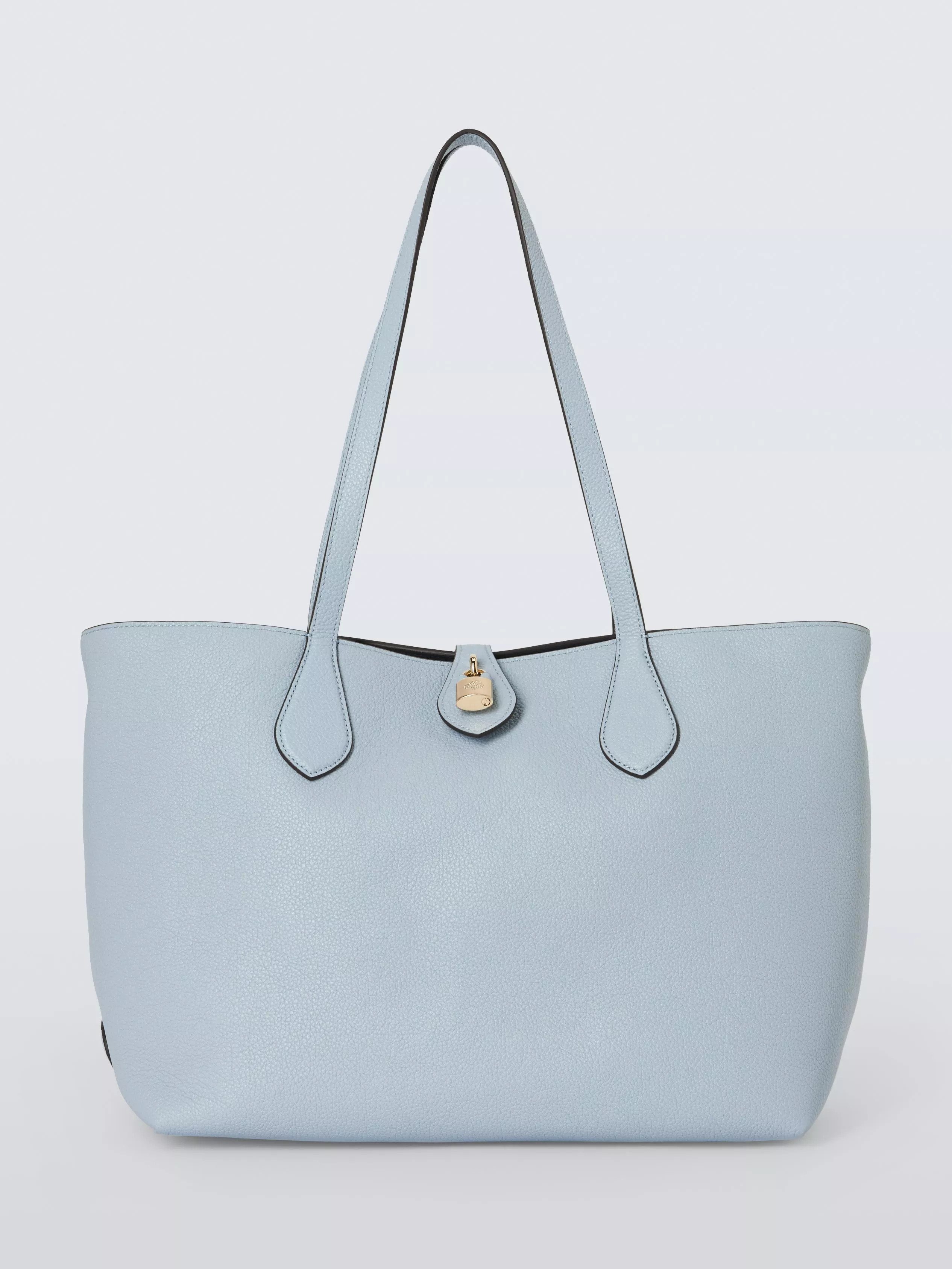 Eliza Leather Tote Bag, Poplin Blue | John Lewis (UK)