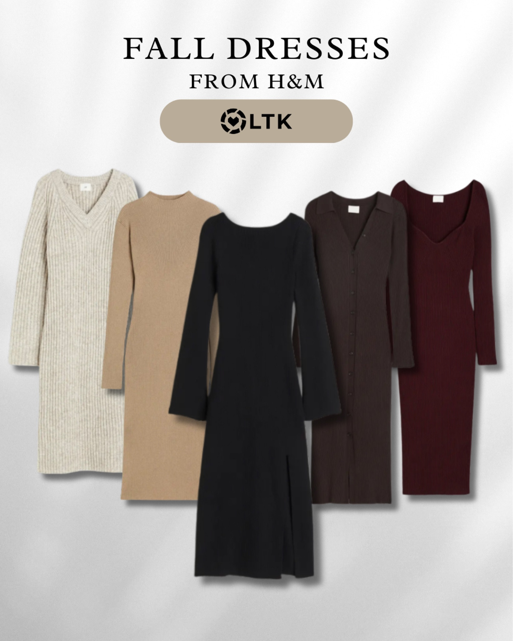 Fall dresses from H&M 🍂

outfit inspiration, autumn outfit, rib knitted button down dress, rib knitted dress, midi dresses, knitted dress with turtleneck, new arrivals, Nederland. 

#LTKstyletip #LTKeurope #LTKSeasonal