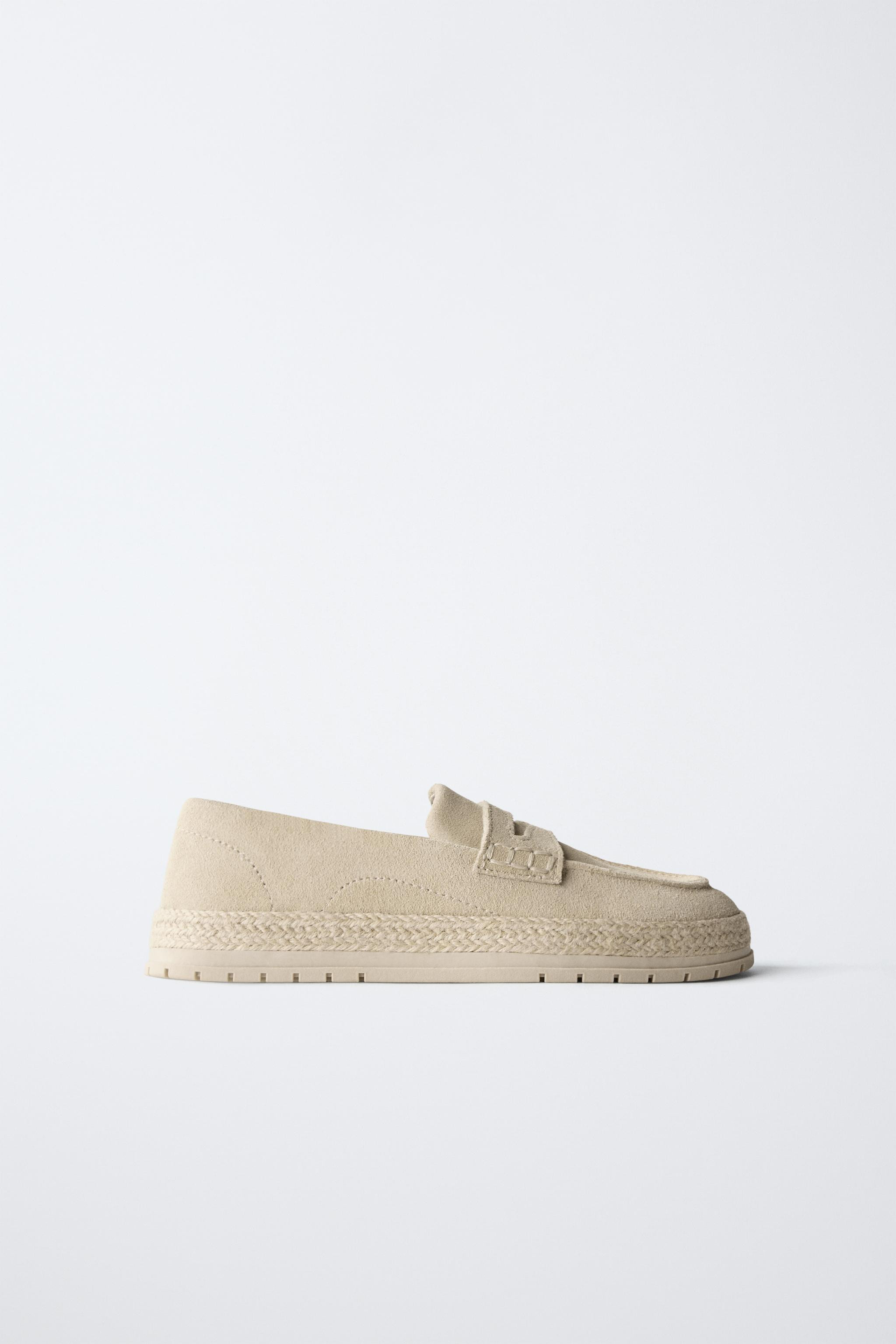 SPLIT LEATHER SPORT LOAFERS | Zara US