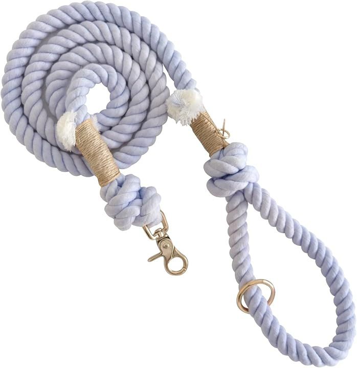 PUPPYSENTIALS Rope Leashes for Dogs Rope Dog Leash Rope Cute Dog Leash Braided Dog Leash Cotton Rope | Amazon (US)