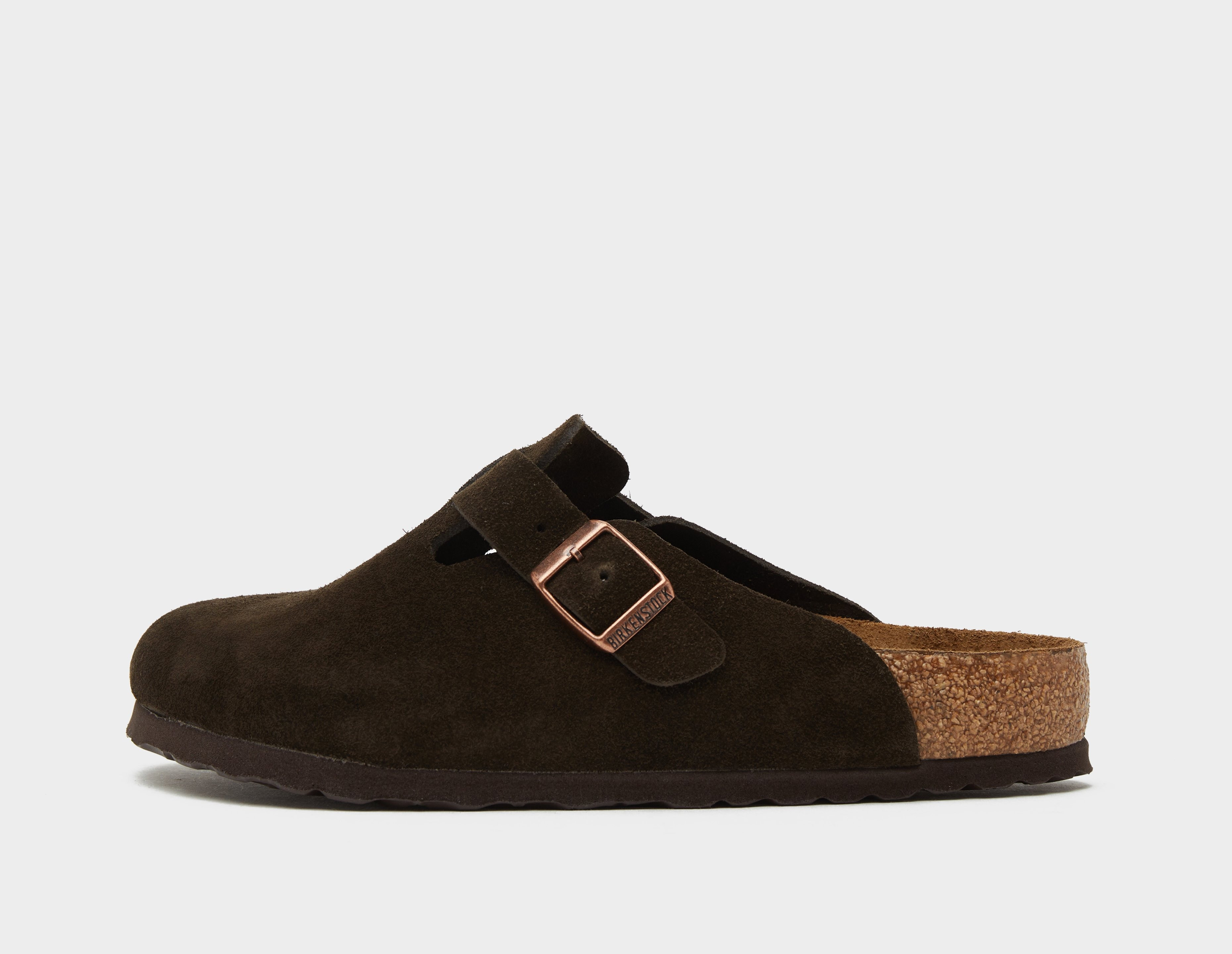 Brown Birkenstock Boston Soft Footbed Womens | size? | size? (UK)