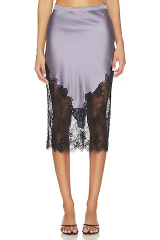 Juliet Lace And Silk Skirt
                    
                    fleur du mal | Revolve Clothing (Global)