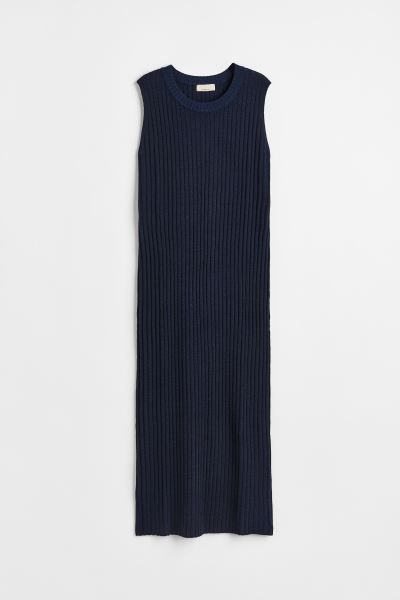Kleid in Rippstrick aus Kaschmirmix | H&M (DE, AT, CH, NL, FI)