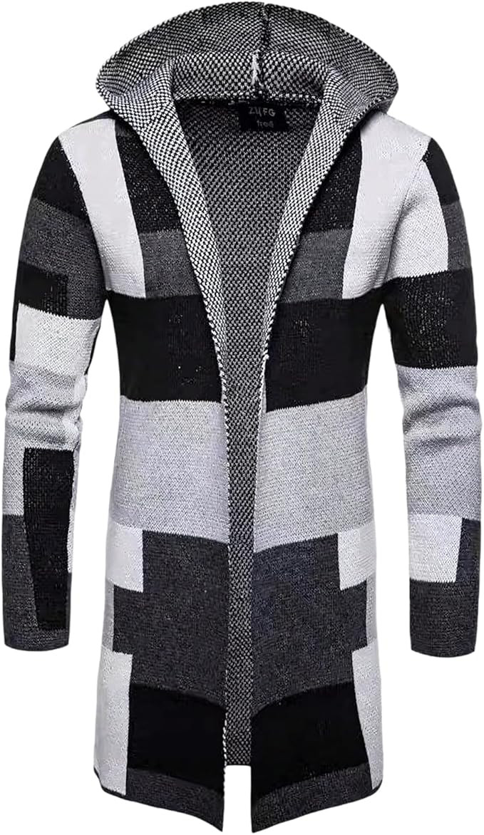 Womens Open Front Coat Buffalo Plaid Vest Lapel Long sleeves Jacket Coat Cardigan Long Suit Colla... | Amazon (US)