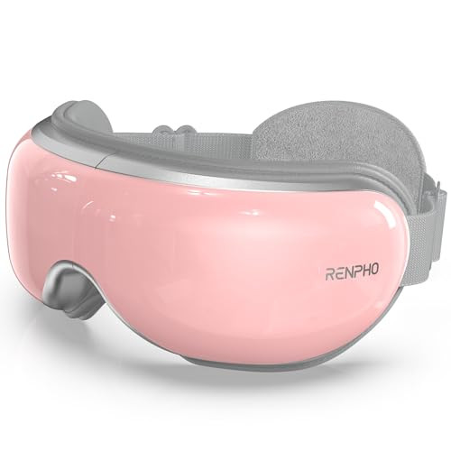 RENPHO Christmas Gifts Eyeris 1V Voice Controlled Eye Massager for Migraines, Bluetooth Music Heated Eye Care Machine, Relax & Reduce Eye Strain Dark Circles Eye Bags, Face Massager, Gifts for Women | Amazon (US)