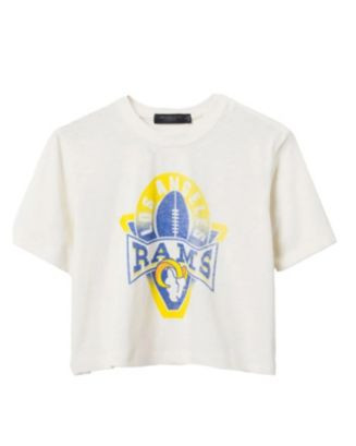 Women's NFL Los Angeles Rams Mock Neck Crop Tee | Bloomingdale's (US)