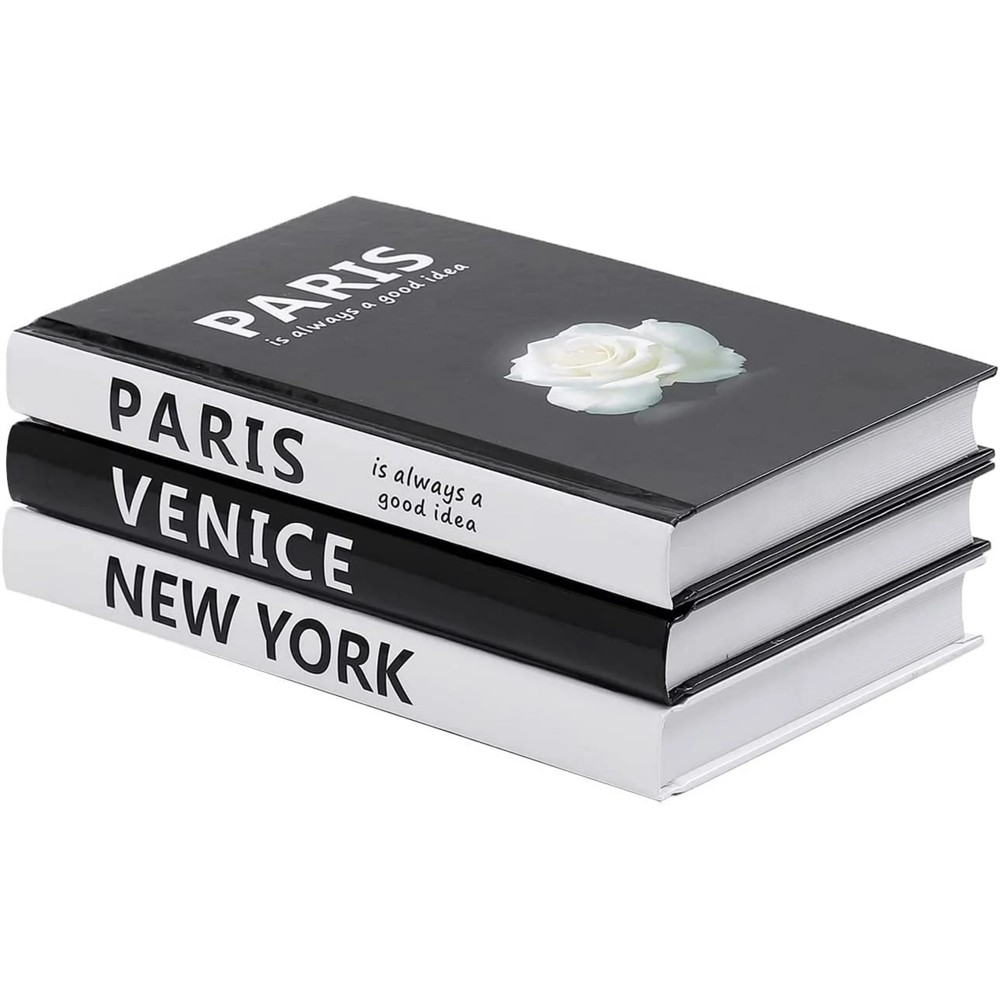 Felhcc Decorative Books for Home Decor, 3 Pack Coffee Table Books Decor | Walmart (US)