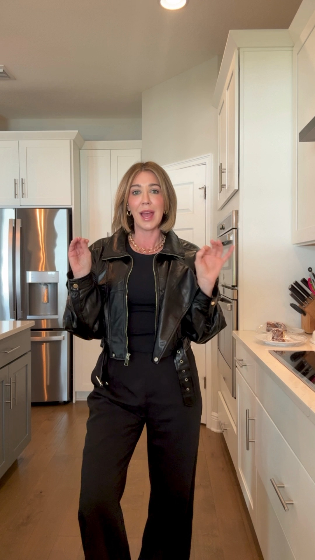 Wearing a medium 

#LTKStyleTip