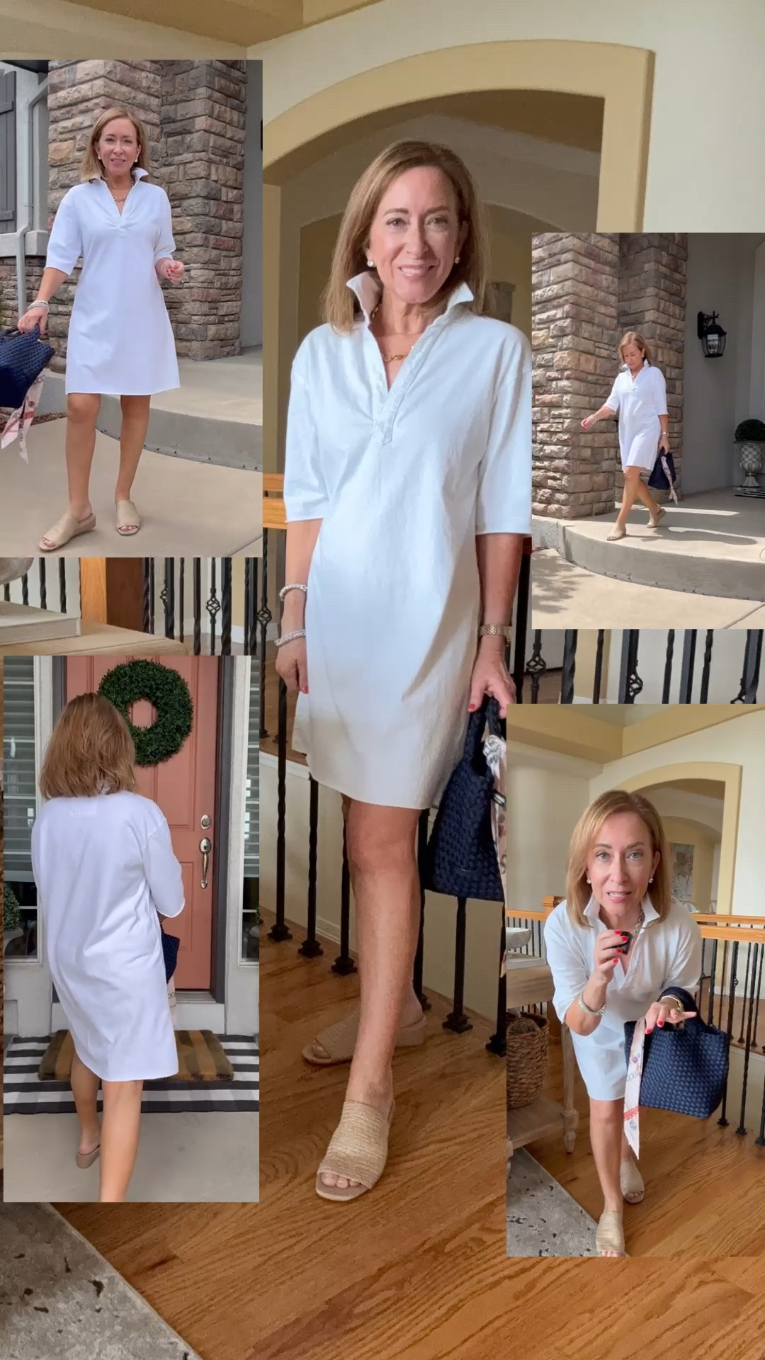 Found! The ultimate t-shirt dress👀! 

It ticks all the boxes:
Comfortable 
Cute
Arm Coverage
Doesn’t cling
& oh so cute!
@Frank & Eileen

#LTKootd #LTKOver40 #LTKPetite