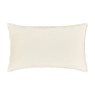 Toulhouse Ivory Polyester Lumbar Decorative Throw Pillow Cover 14 x 40 in. | The Home Depot