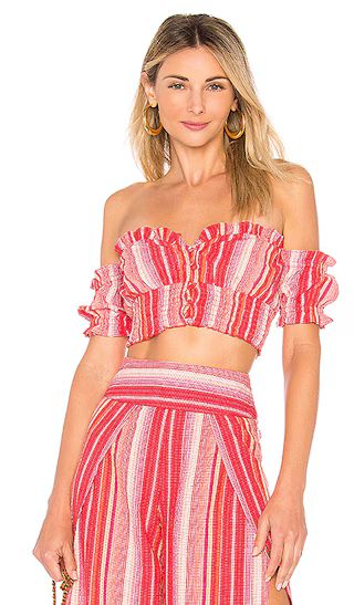 ale by alessandra x REVOLVE Paulita Top in Red Rainbow | Revolve Clothing (Global)