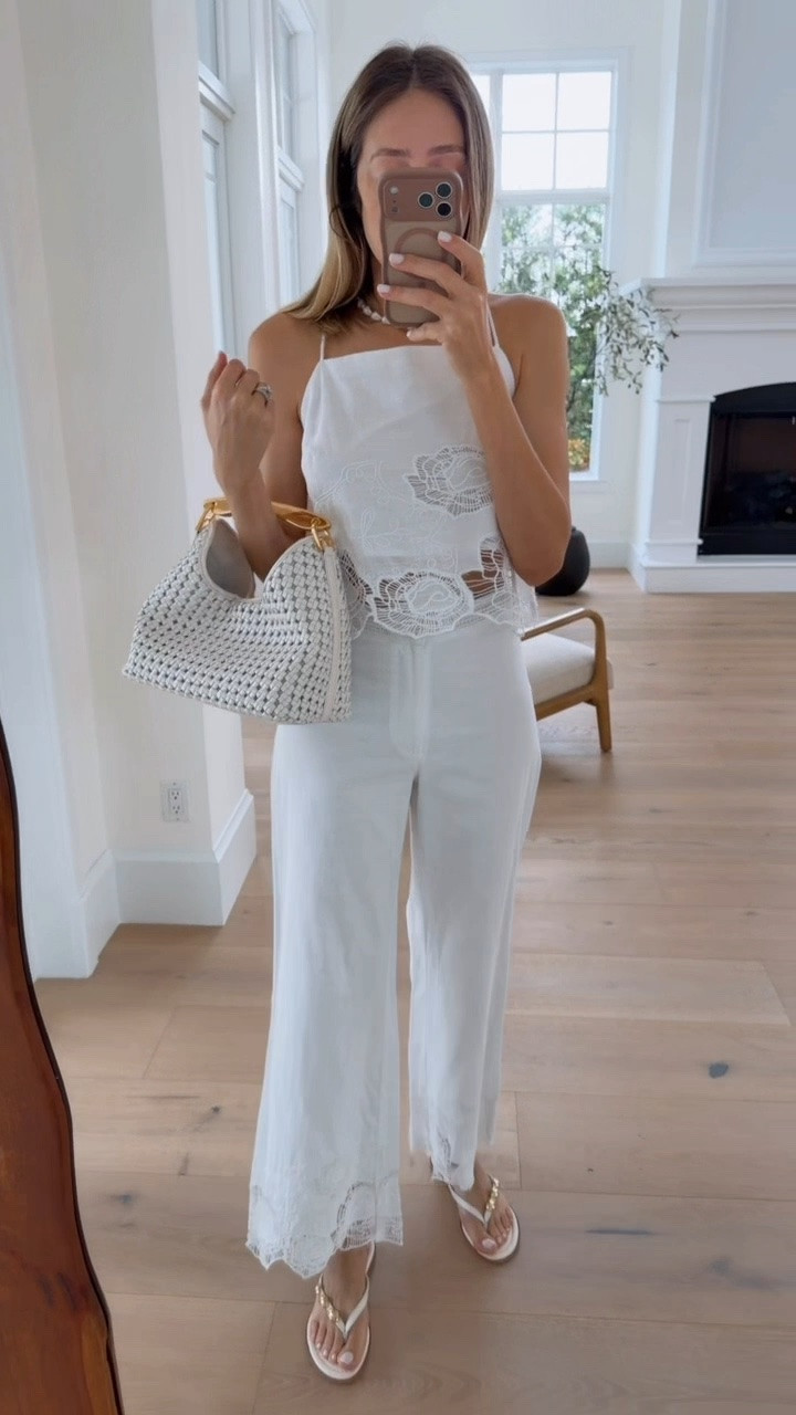 Timeless and elegant linen set!! I love the details so much, beautiful and not see through. Fits true to size and I’m wearing size small
Summer outfits Summer

#LTKootd #LTKU #LTKOver40