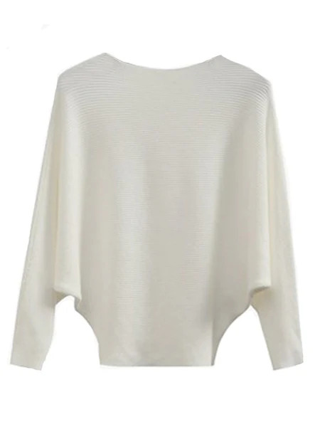 'Michelle' Boat Neck Batwing Dolman Sleeves Sweater (9 Colors) | Goodnight Macaroon
