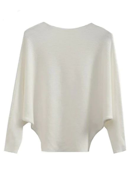 'Michelle' Boat Neck Batwing Dolman Sleeves Sweater (9 Colors) | Goodnight Macaroon