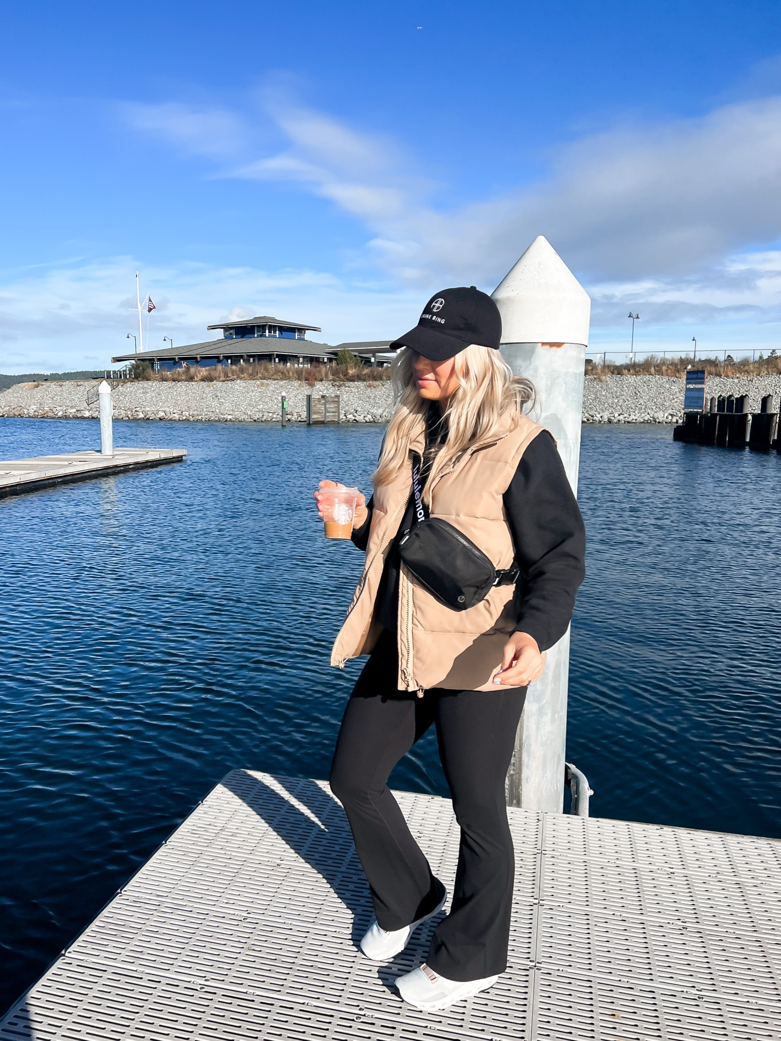 Loungewear / oversized vest / belt bag / baseball hat 

#LTKunder50 #LTKunder100 #LTKstyletip