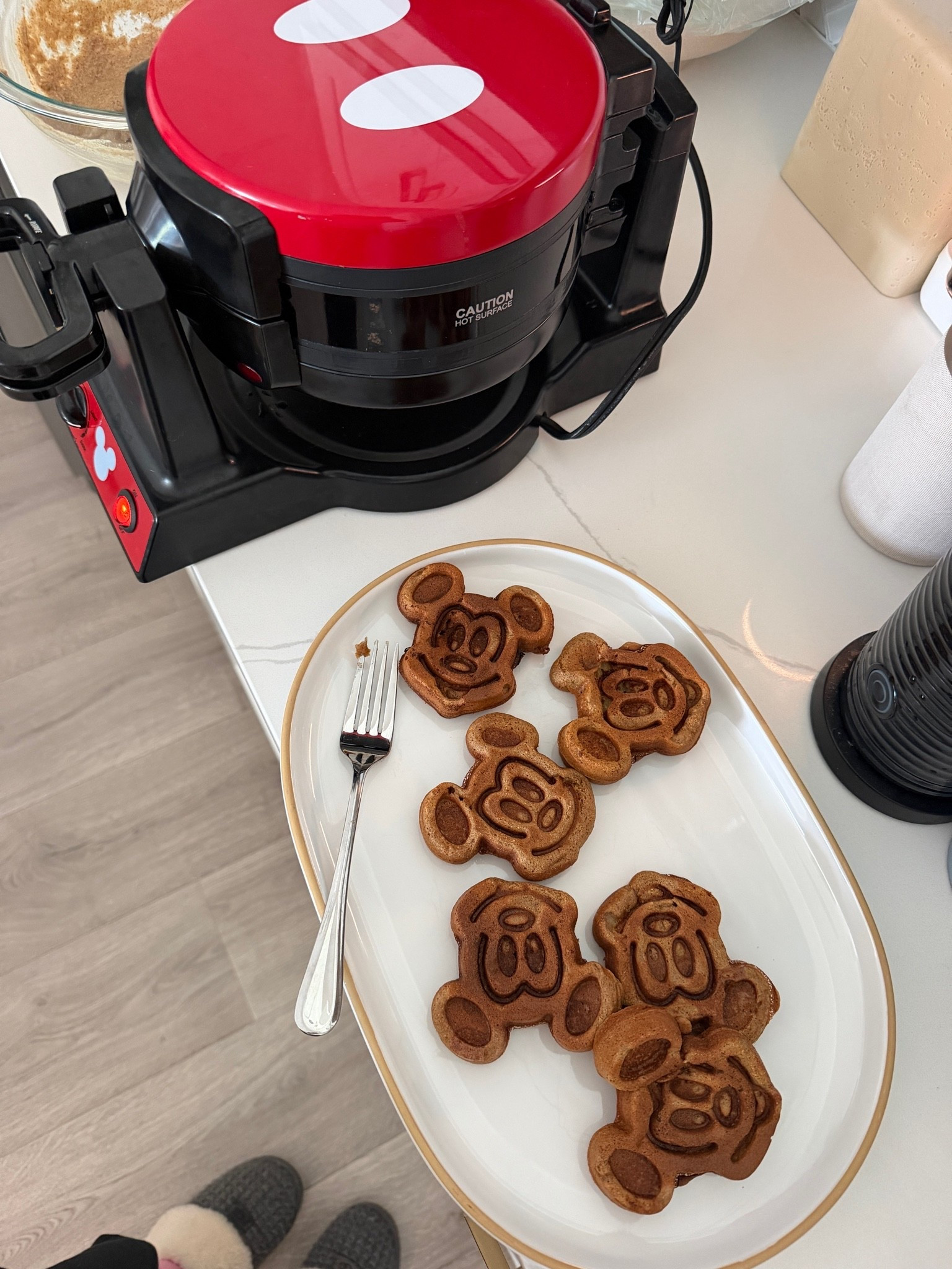 At home Mickey waffles! 🧇

#LTKdayinmylife #LTKmomlife #LTKfoodie